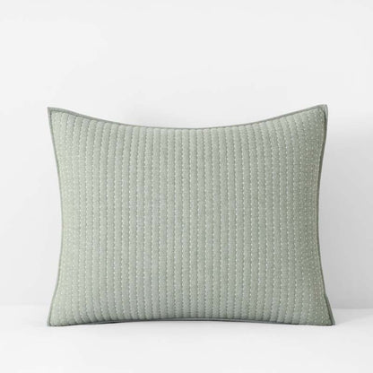 Fara Textured Kantha Quilted Sham
