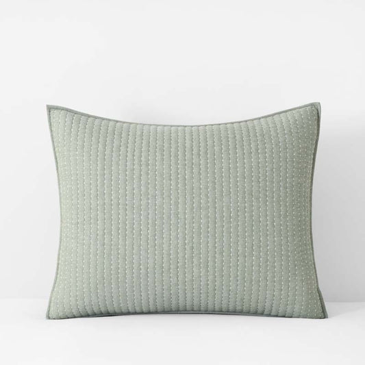 Fara Textured Kantha Quilted Sham