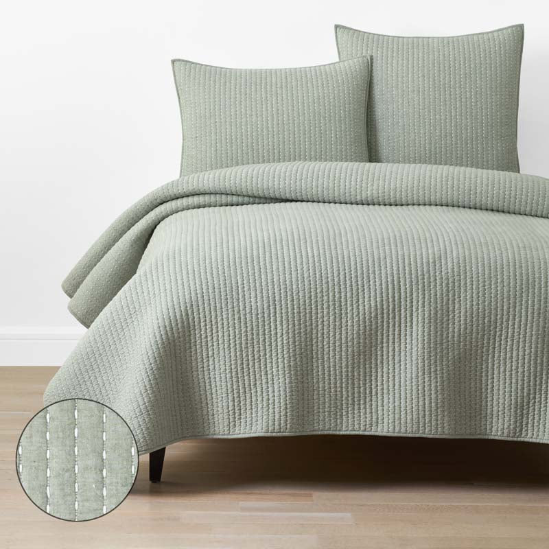 Fara Textured Kantha Quilt