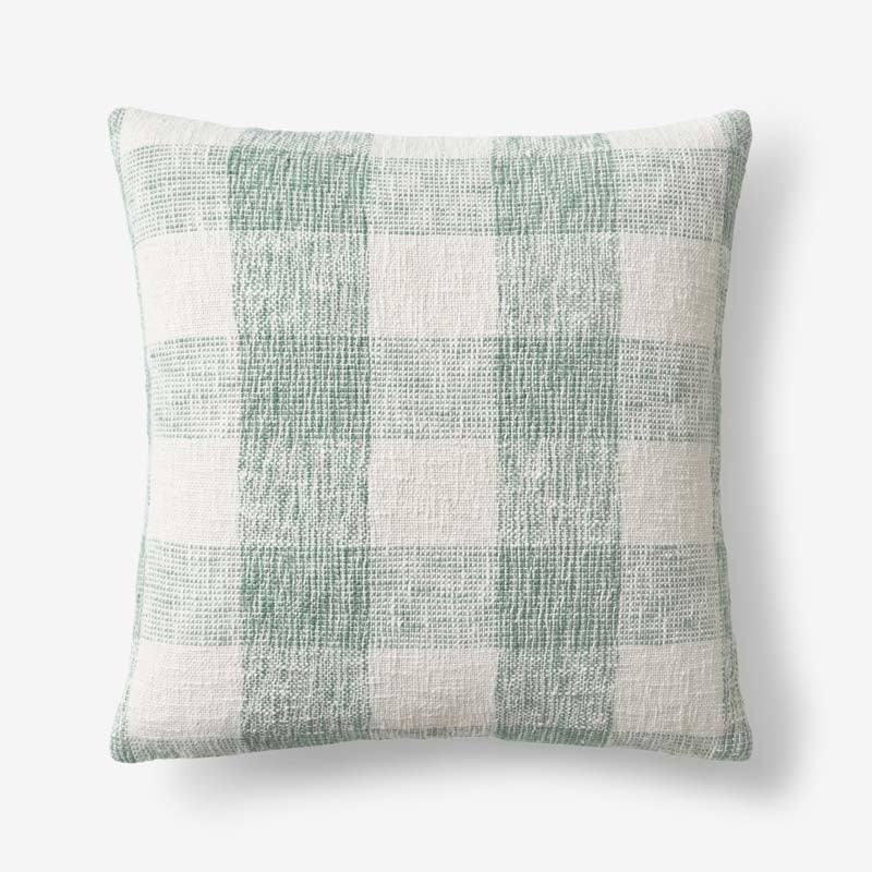 Textured Check Decorative Square Pillow Cover