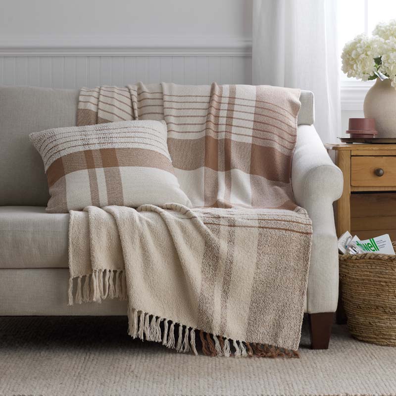 Textured Boucle Decorative Square Pillow Cover