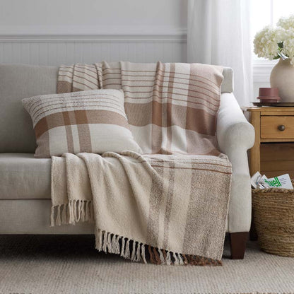 Textured Boucle Decorative Square Pillow Cover