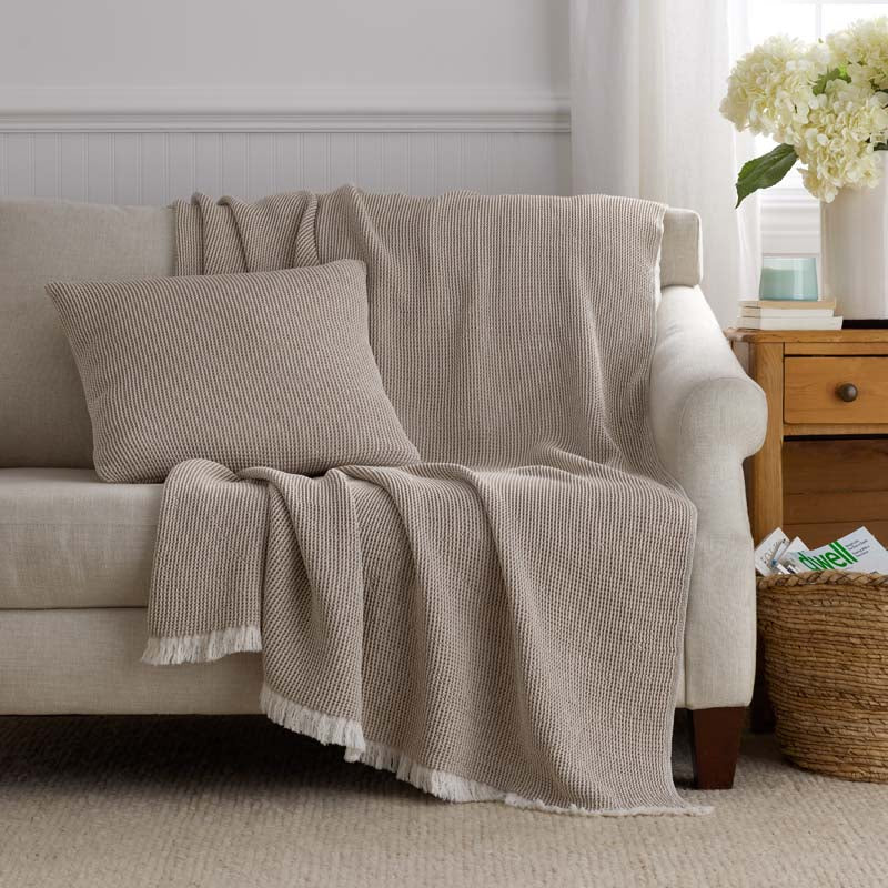 Cadence Solid Decorative Square Pillow Cover