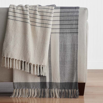 Textured Boucle Throw