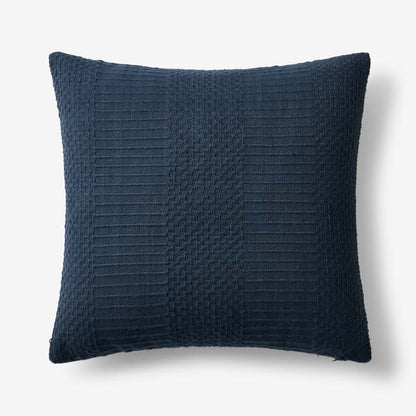 Textured Stripe Decorative Square Pillow Cover