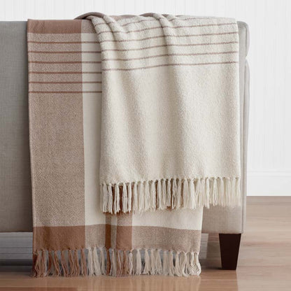Textured Boucle Throw