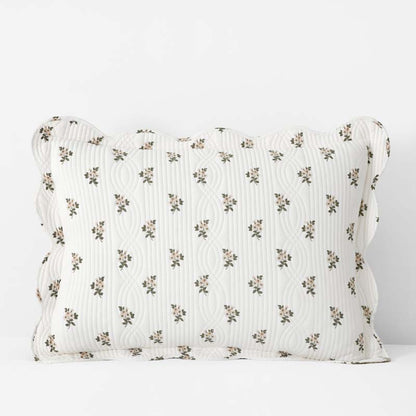 Flower Delight Reversible Quilted Sham