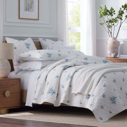 Brinda Floral Quilted Sham