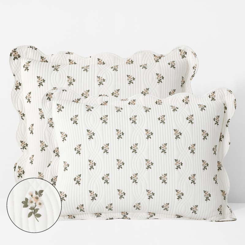 Flower Delight Reversible Quilted Sham