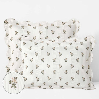 Flower Delight Reversible Quilted Sham