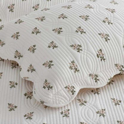 Flower Delight Reversible Quilted Sham