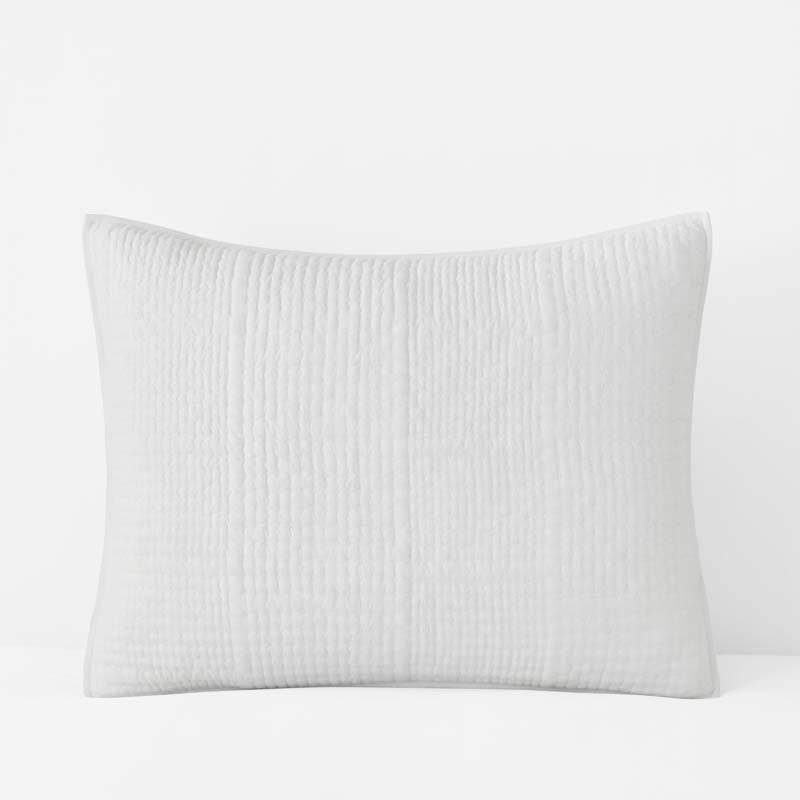 Texture Block Quilted Sham