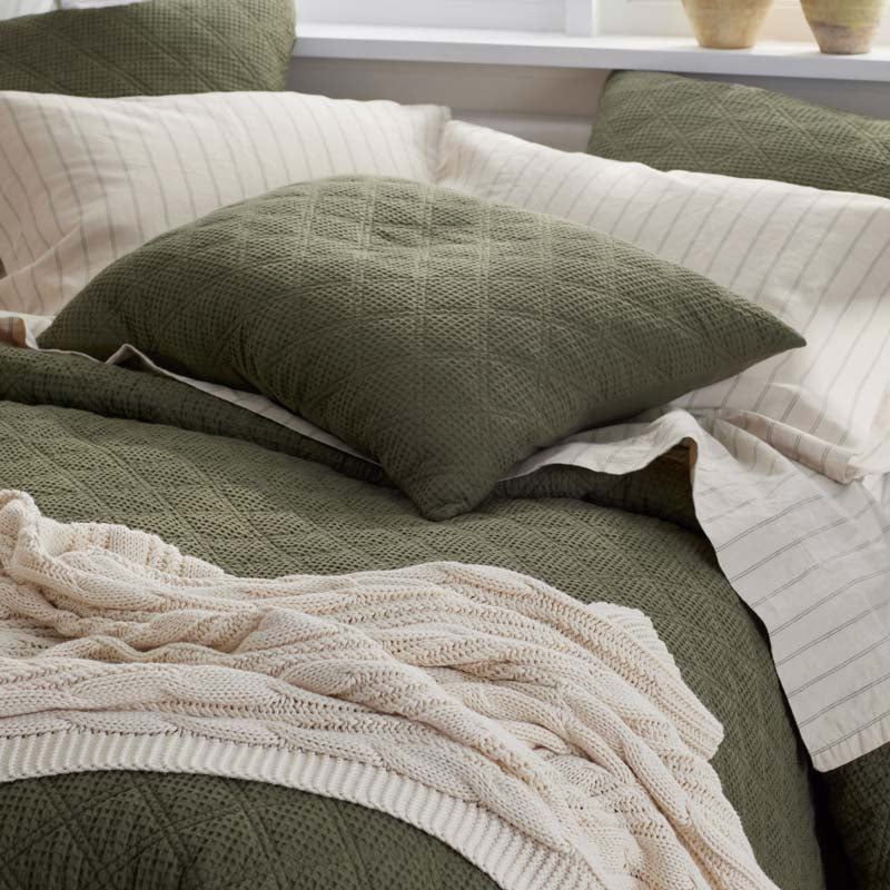 Waffle Quilted Sham