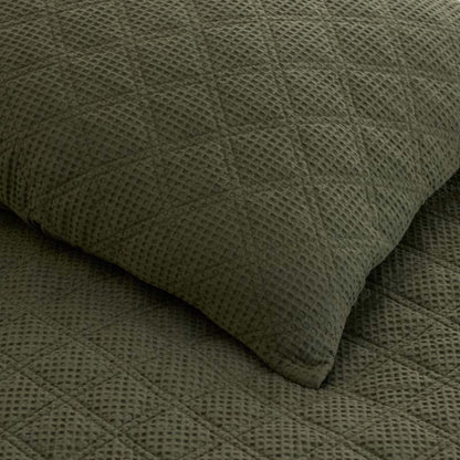 Waffle Quilted Sham