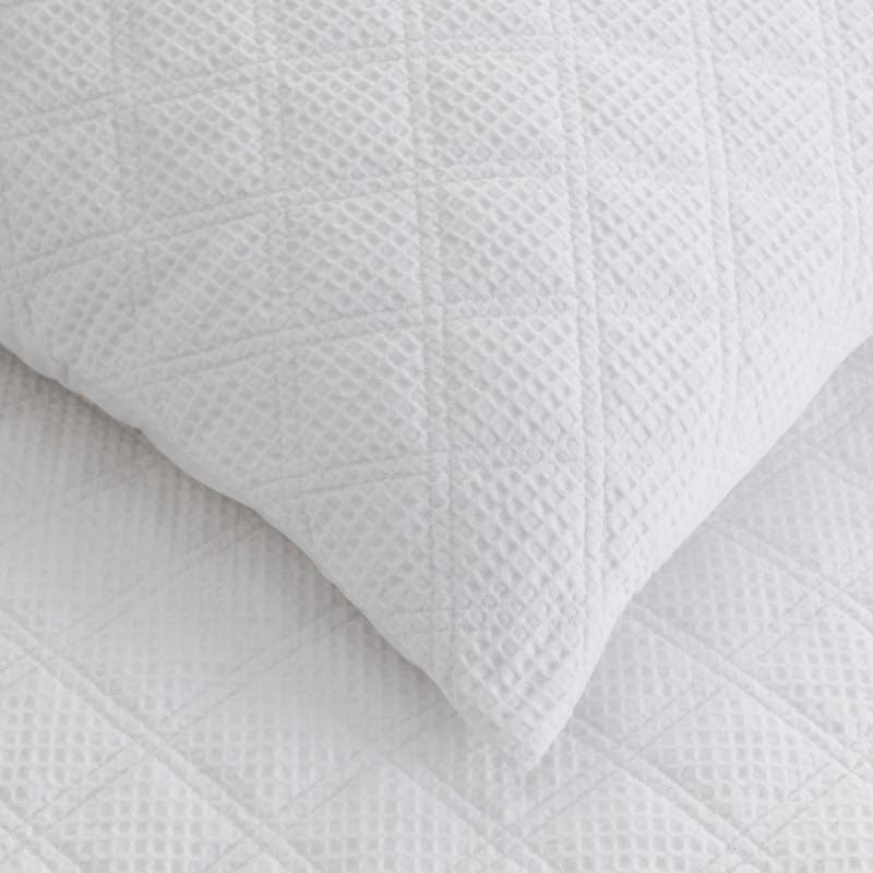 Waffle Quilted Sham