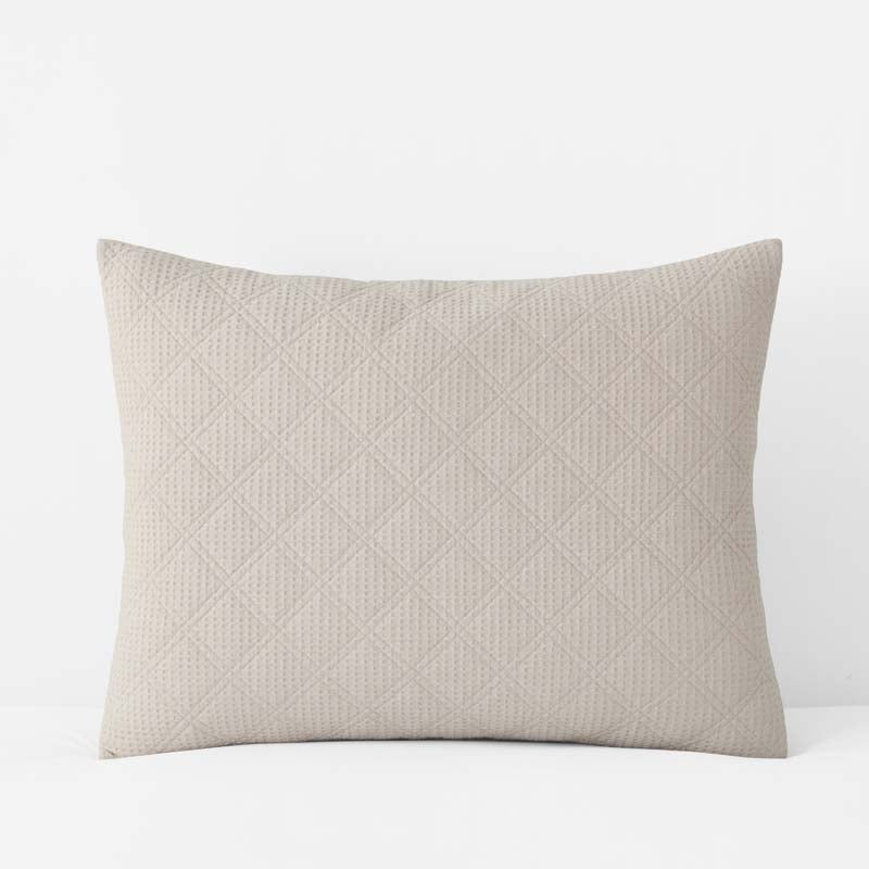 Waffle Quilted Sham