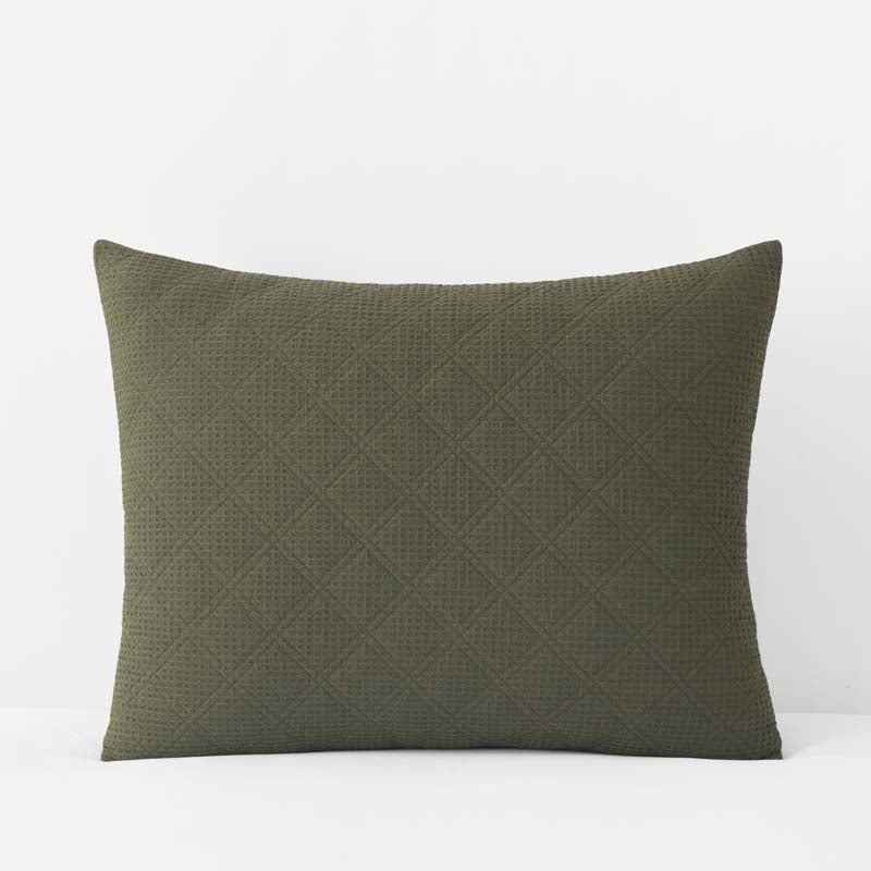 Waffle Quilted Sham