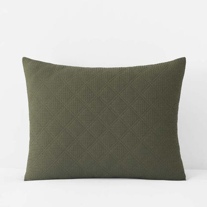 Waffle Quilted Sham