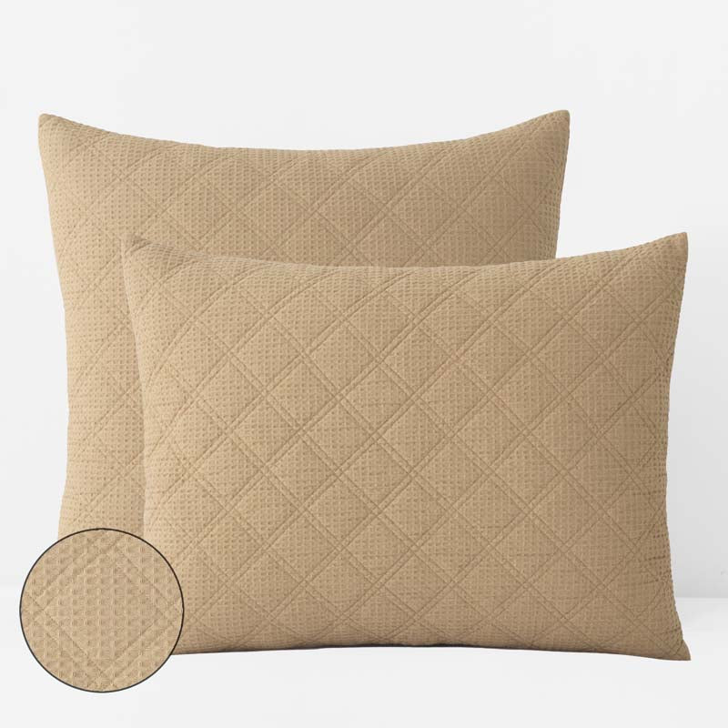 Waffle Quilted Sham