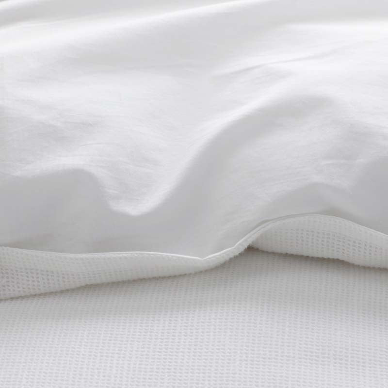 Mini Waffle Duvet Cover