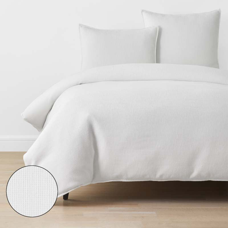 Mini Waffle Duvet Cover