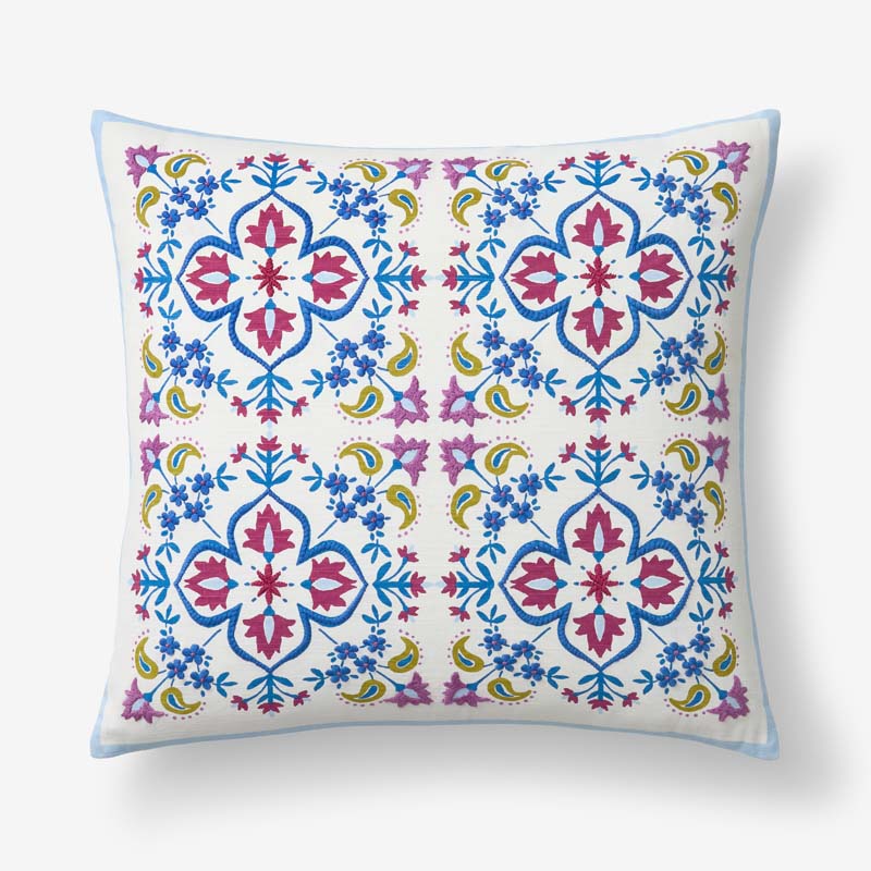 Idril Floral Decorative Square Pillow Cover