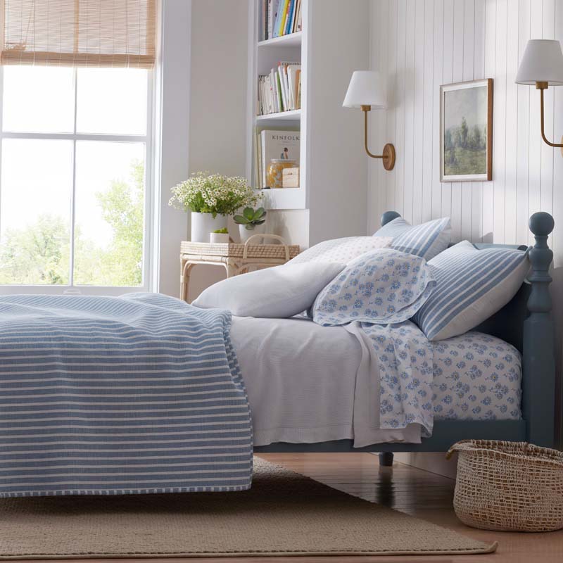 Yarn-Dyed Bengal Stripe Quilted Sham