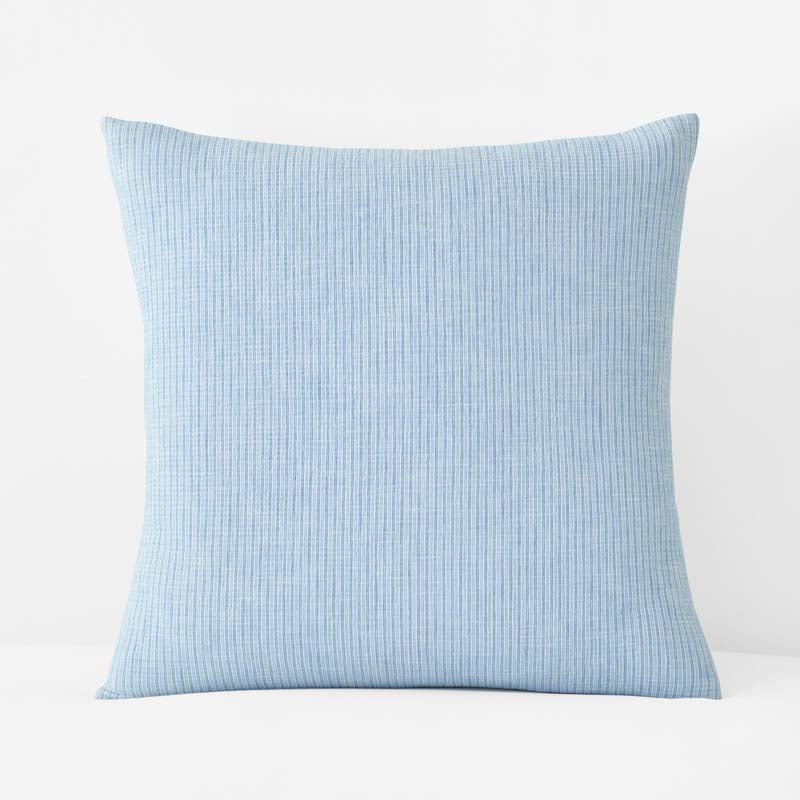 Yarn-Dyed Pencil Stripe Quilted Sham