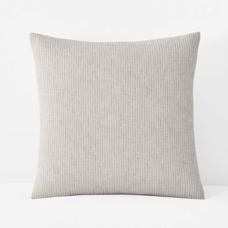 Yarn-Dyed Pencil Stripe Quilted Sham