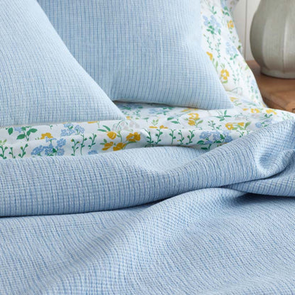 Yarn-Dyed Pencil Stripe Quilted Sham