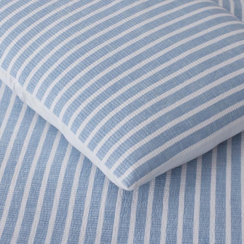 Yarn-Dyed Bengal Stripe Quilted Sham