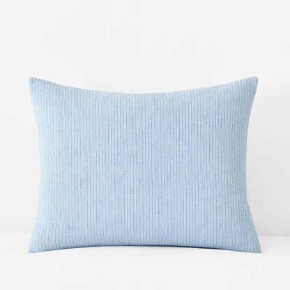 Yarn-Dyed Pencil Stripe Quilted Sham