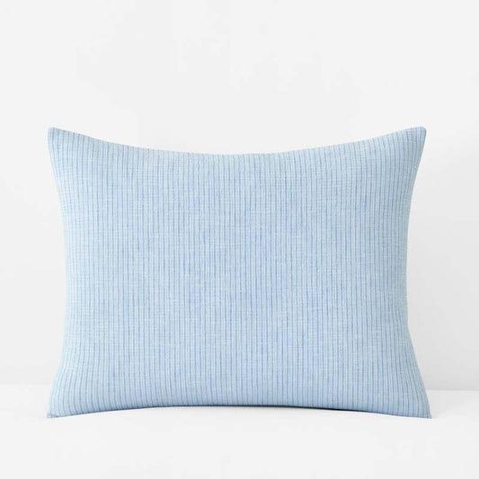 Yarn-Dyed Pencil Stripe Quilted Sham