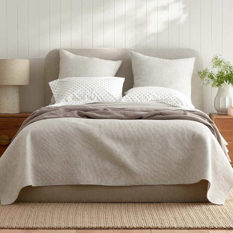 Yarn-Dyed Pencil Stripe Quilted Sham