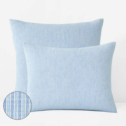 Yarn-Dyed Pencil Stripe Quilted Sham