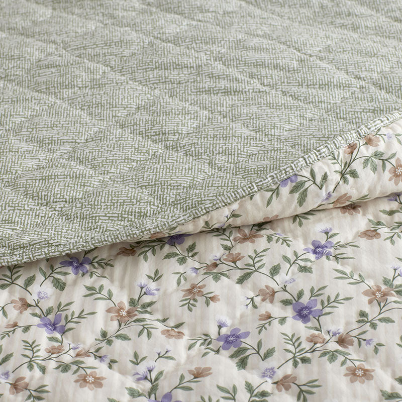Garden Mist Reversible Quilted Sham