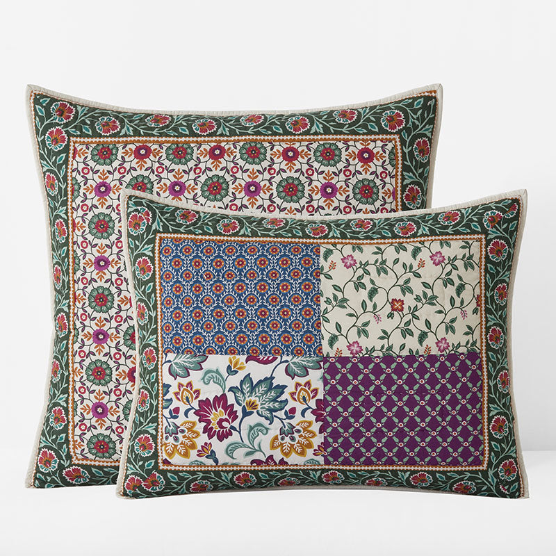 Nora Mosaic Patchwork Quilted Sham