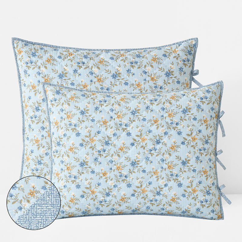 Garden Mist Reversible Quilted Sham