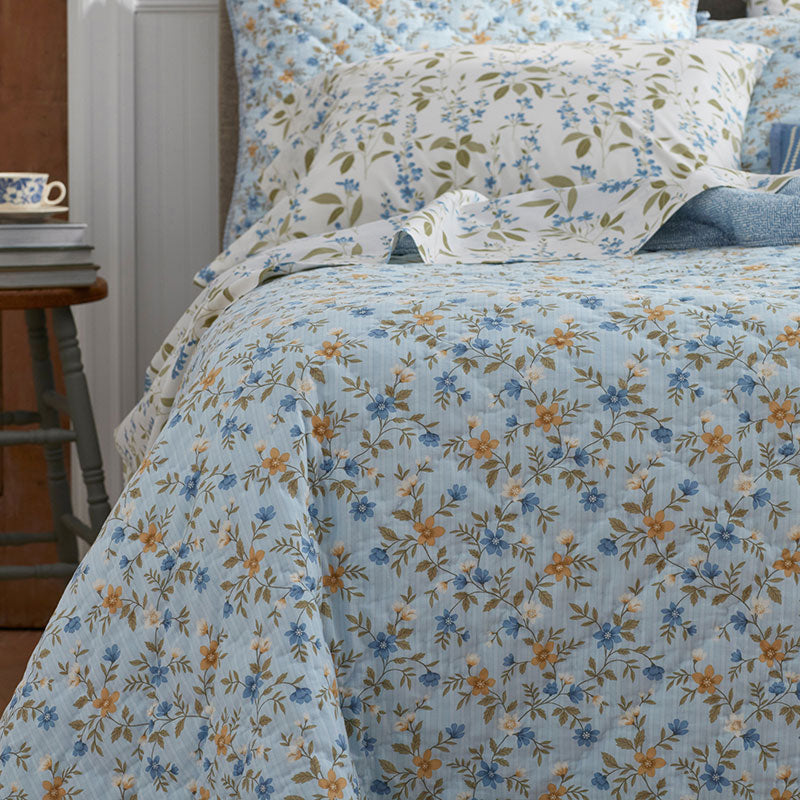 Garden Mist Reversible Quilted Sham