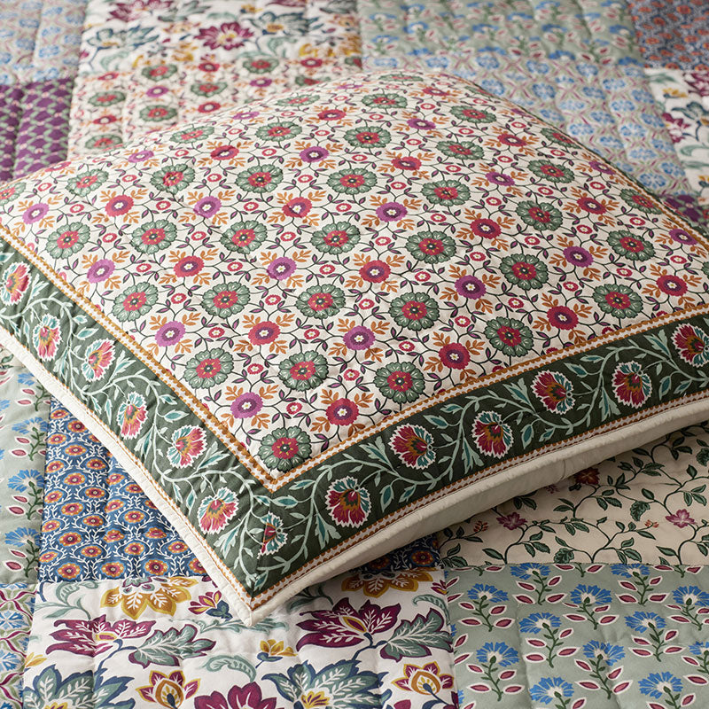Nora Mosaic Patchwork Quilted Sham