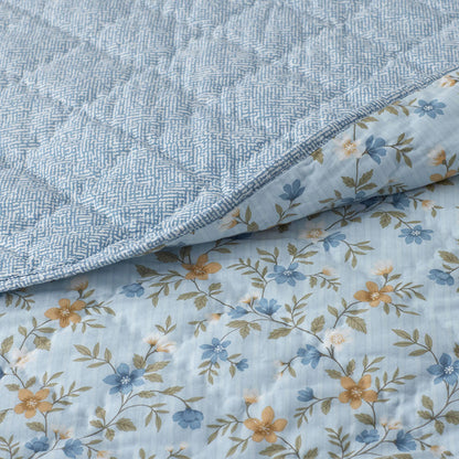 Garden Mist Reversible Quilted Sham