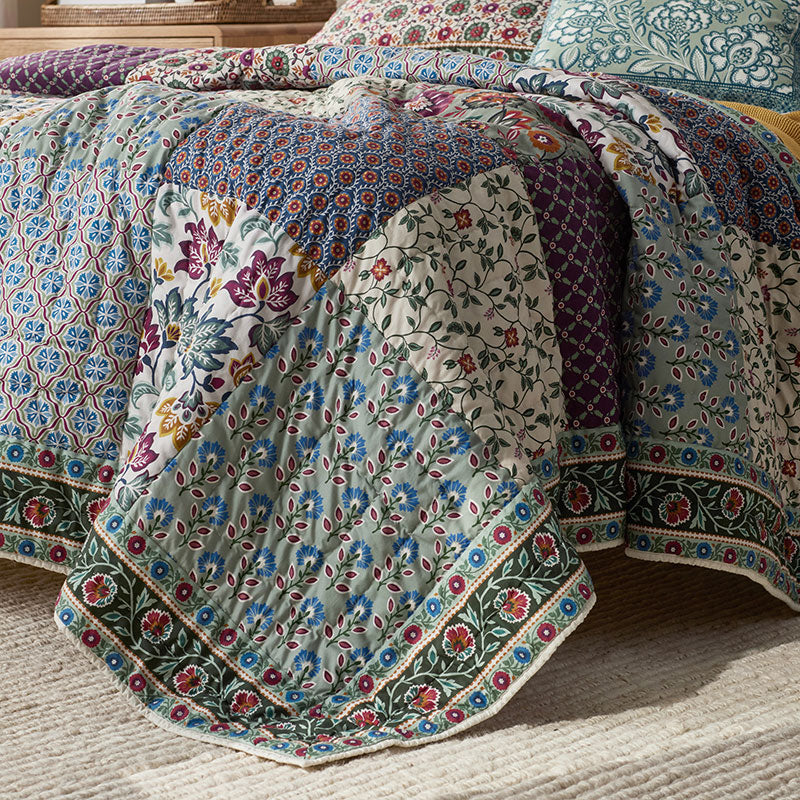 Nora Mosaic Patchwork Quilted Sham