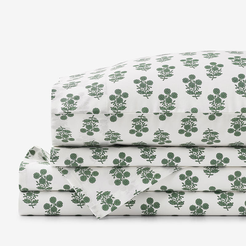 Nora Classic Cool Cotton Percale Bed Sheet Set