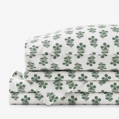 Nora Classic Cool Cotton Percale Bed Sheet Set