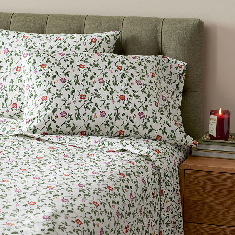 Nora Classic Cool Cotton Percale Bed Sheet Set