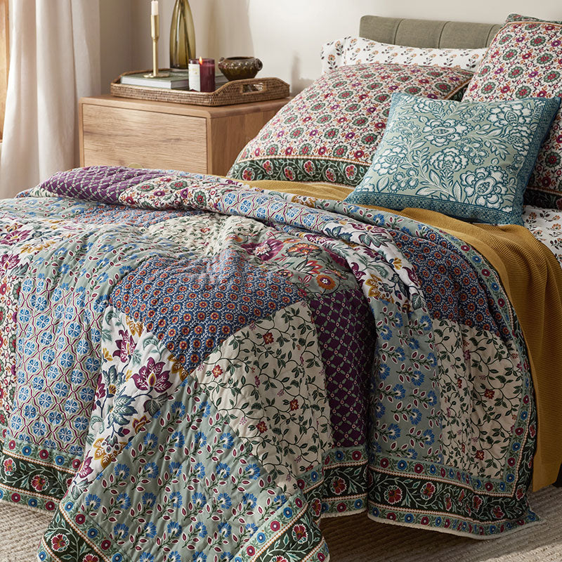 Nora Mosaic Patchwork Quilted Sham