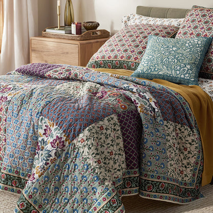 Nora Mosaic Patchwork Quilted Sham