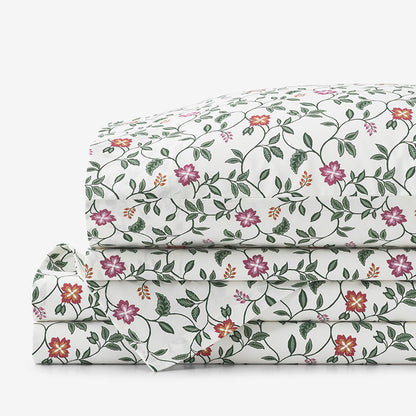Nora Classic Cool Cotton Percale Bed Sheet Set