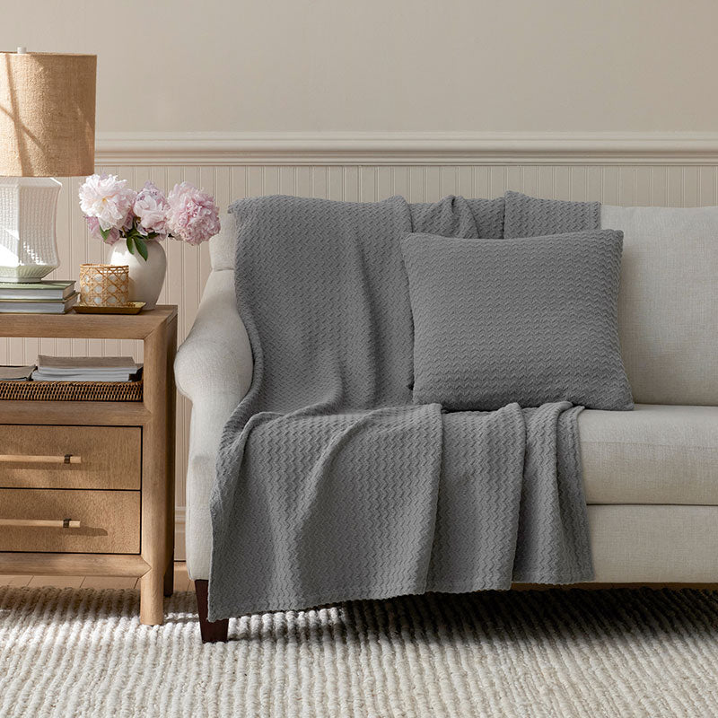 Chevron Texture Throw