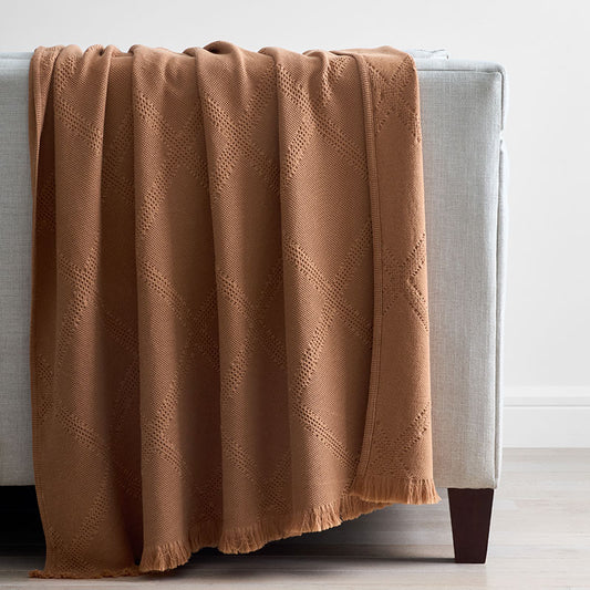 Woven Lattice Throw